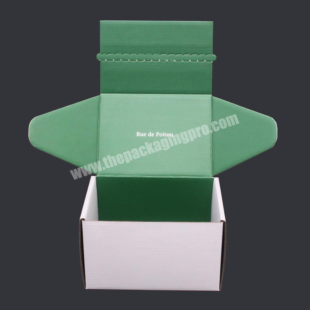Customizable Carton Zipper Cardboard Paper Caixa Envio Packaging Shipping Box With Zipper