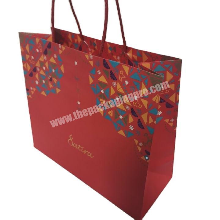 Customize Design Kraft Fancy Shopping Paper Bag Printing Gift Custom OEM Craft Gsm Item Time Industrial Surface Packaging Pcs