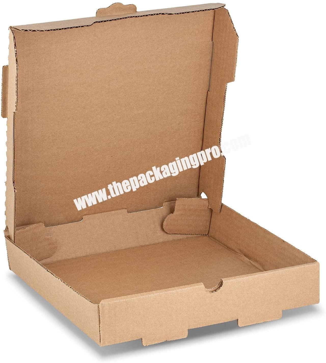 Various Sizes Custom personalized Food Integrity Maintainer Wholesale Corrugated Pizza Boxes