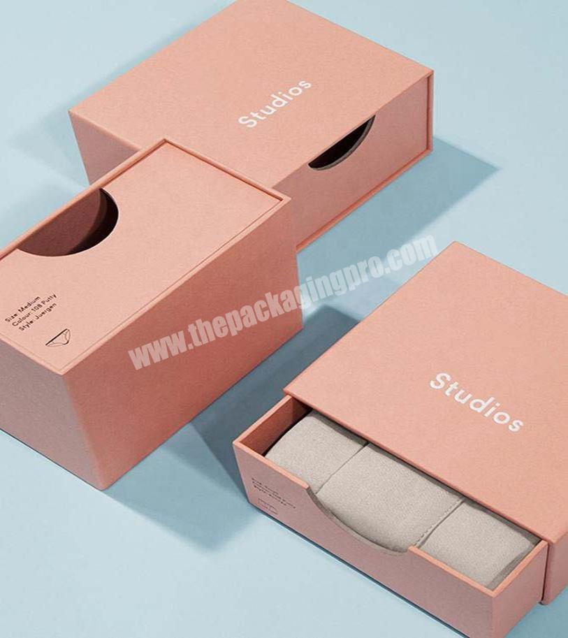 Customized Clothing Drawer Packaging Paper Gift Box,Baby Clothes Boxes For Garments With Logo factory