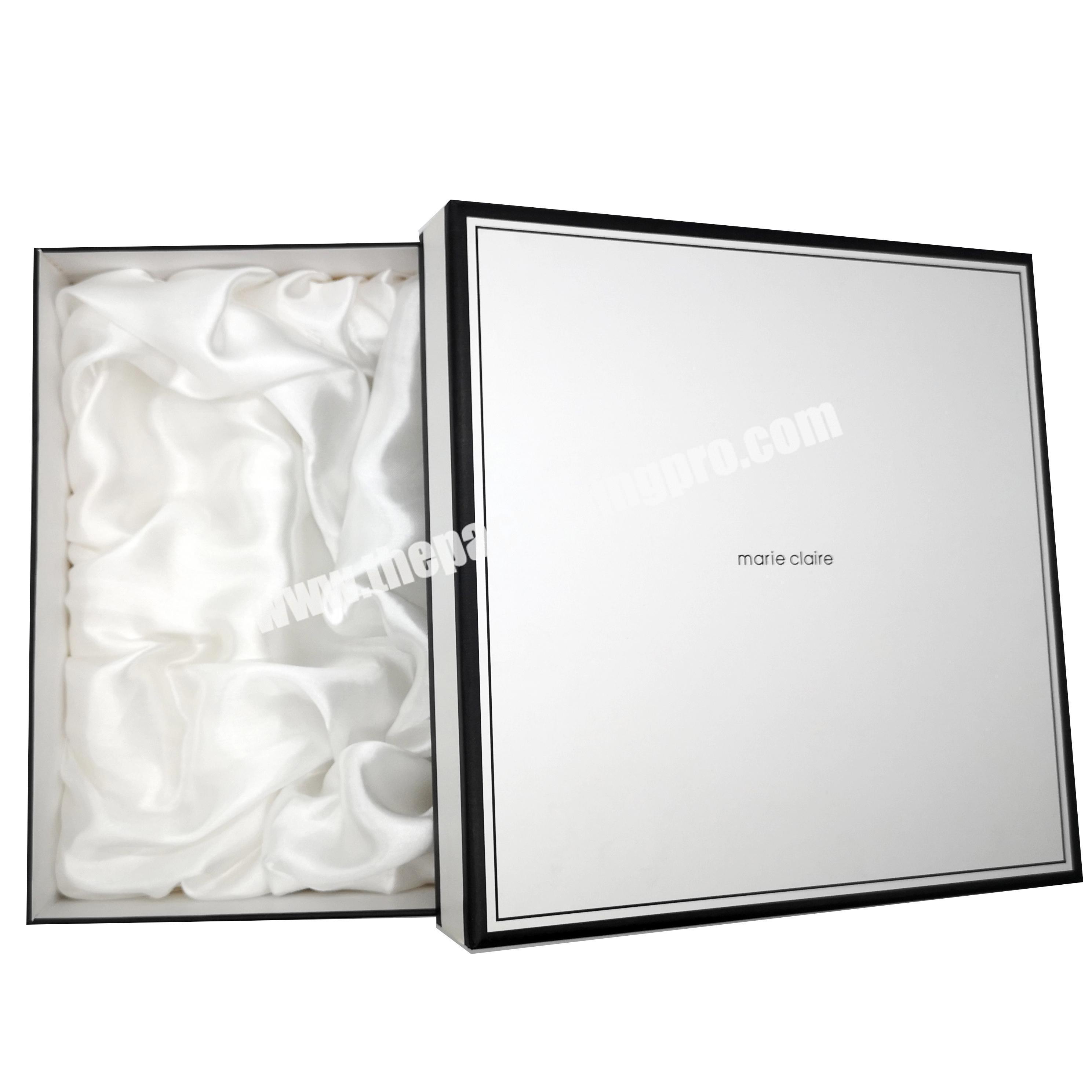 Customized Coated Paper High-quality White Removable Lid Makeup Rigid Cosmetic Box