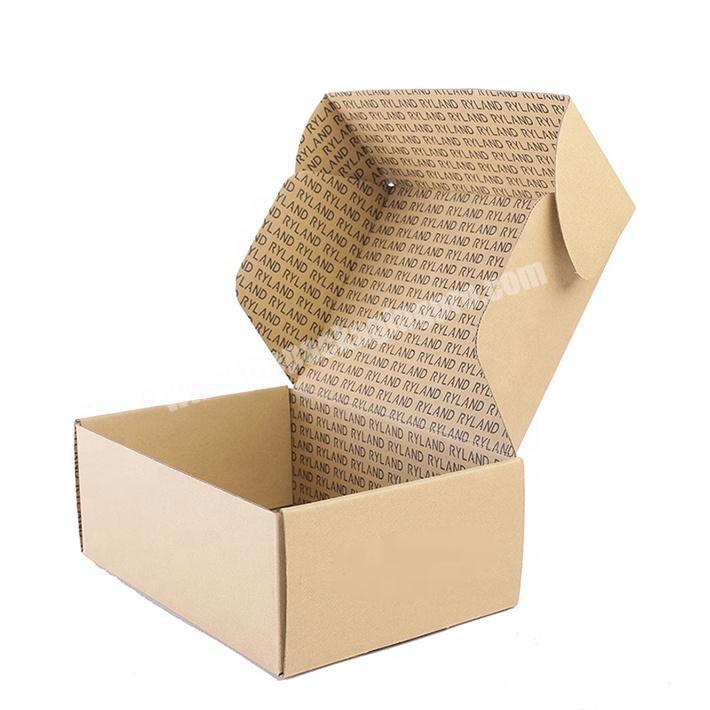 Customized Corrugated Mailer Cardboard Paper Packaging Mailing Postal Shipping Boxes for Clothes Packing
