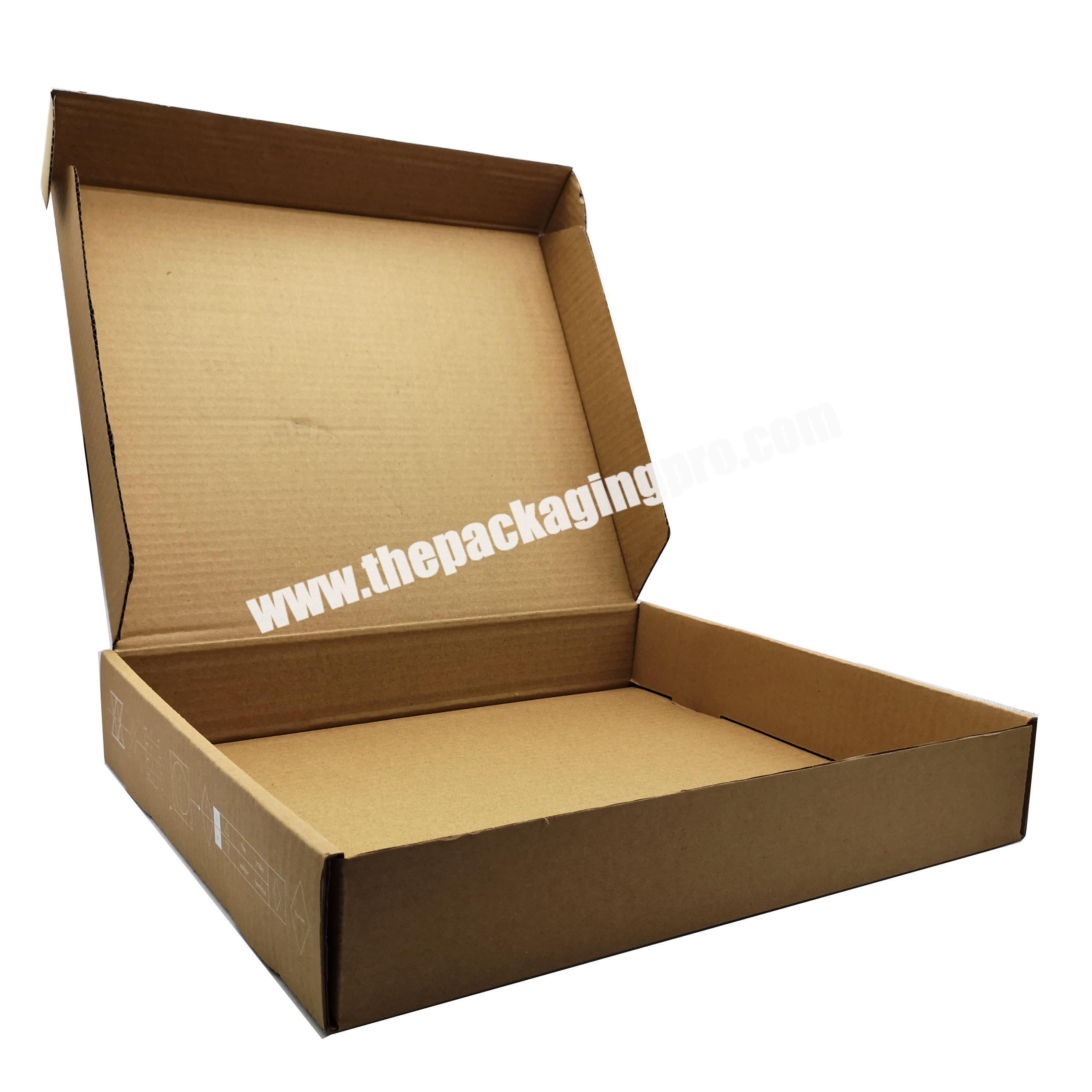 Customized Corrugated Paper Ecommerce Brown Packaging Tuck End Mailer Shipping Box