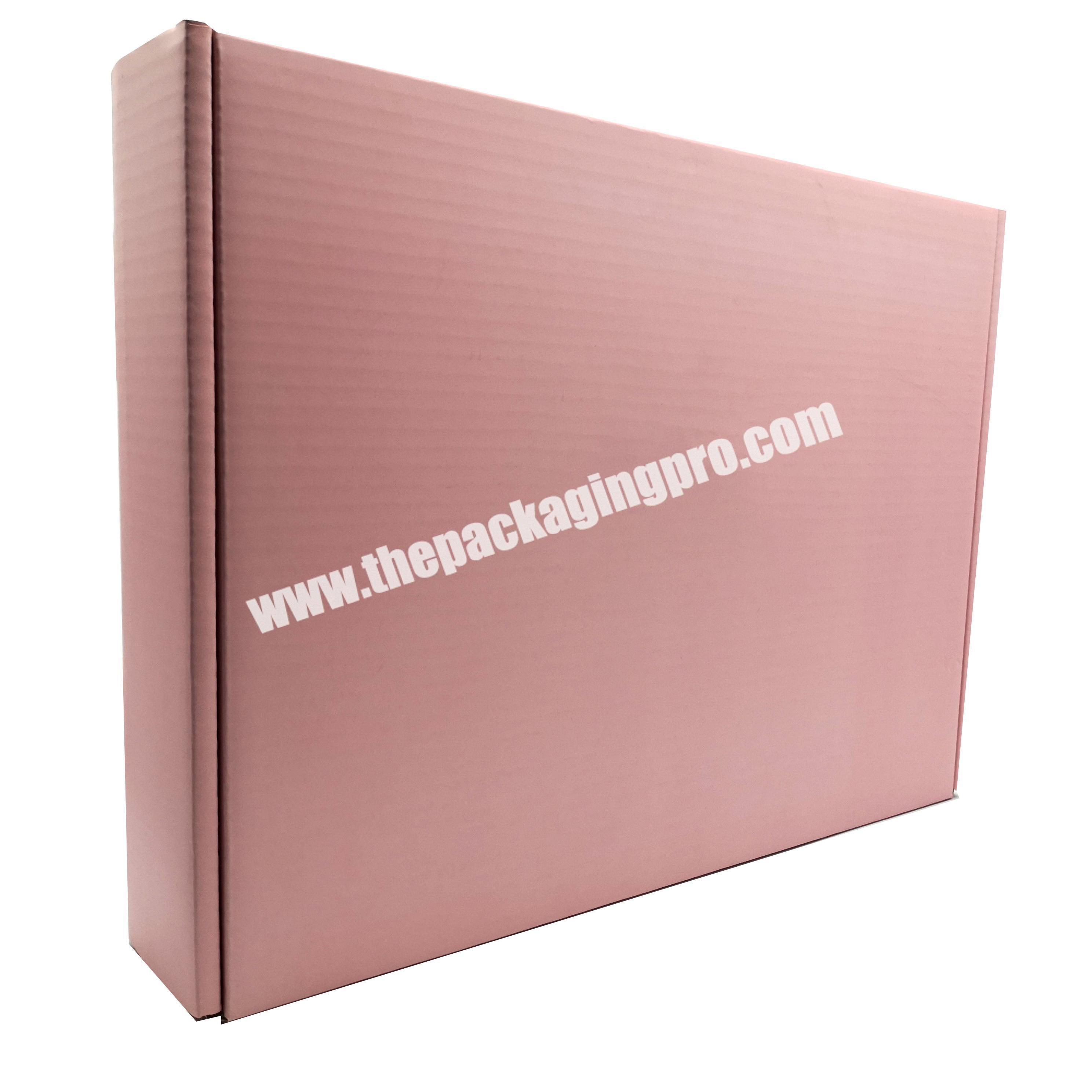 Customized Logo High Quality Packaging Corrugated Paper Tuck End Mailer Shipping Boxes
