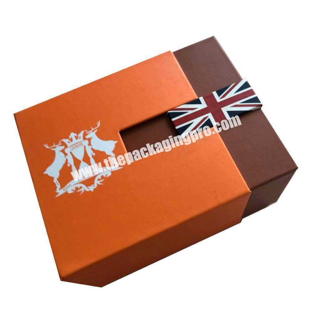 Customized Low MOQ Grey Board Watch Exquisite Drawer Rigid Paper Packaging Gift Boxes