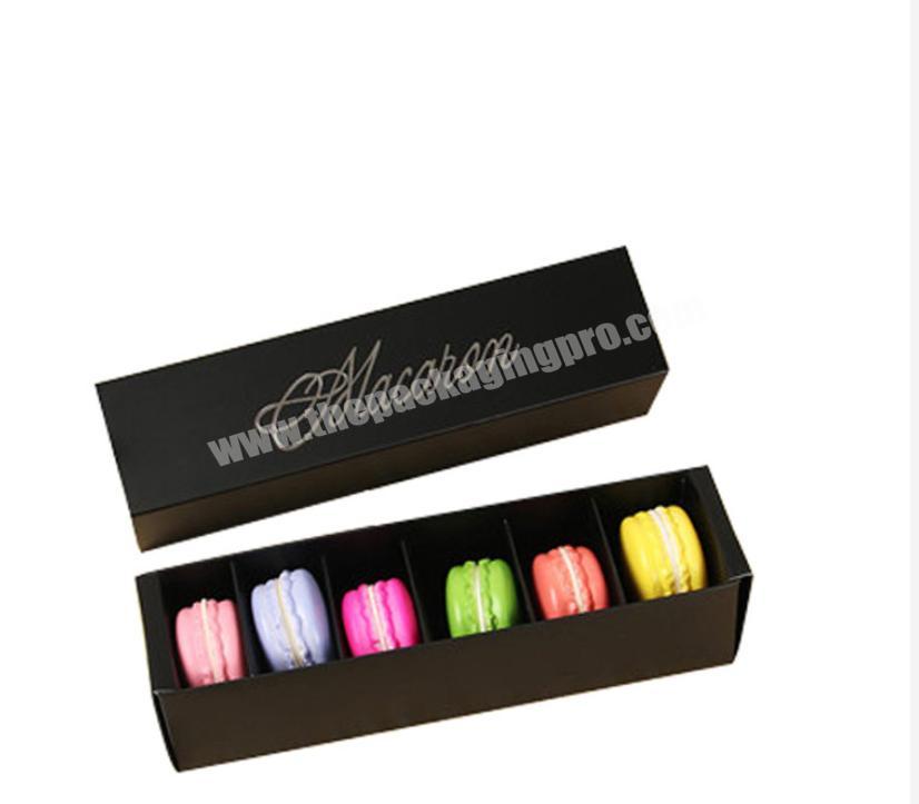 Custom Macarone Packaging Box Dessert  Candy Gift Box Recycle Paper Boxes