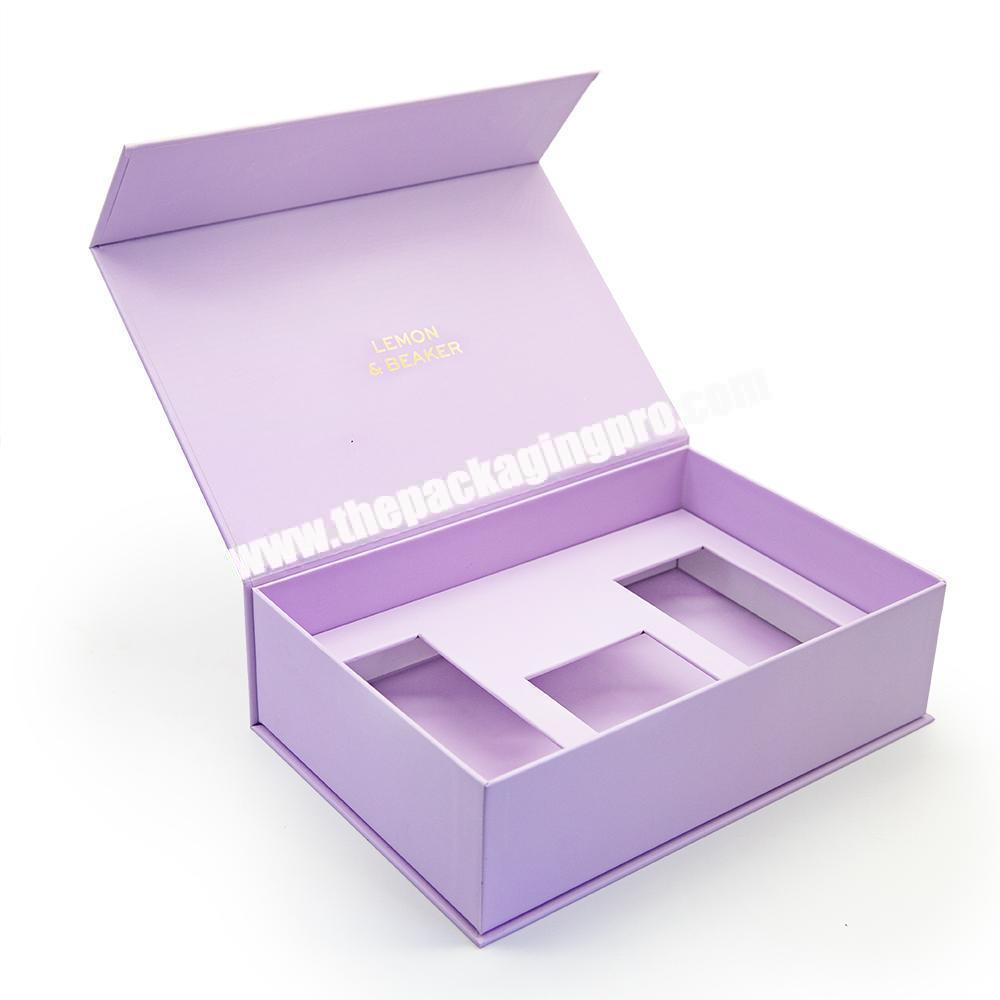 Custom Logo Luxury Cardboard Paper Cosmetic Packaging Rigid Magnetic Lid Gift Boxes