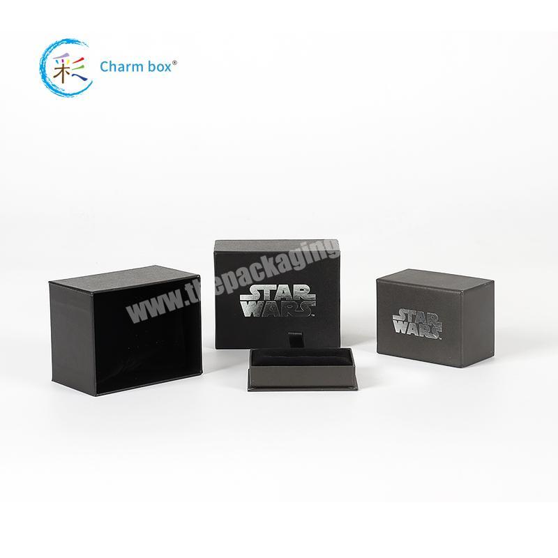 Customized Packaging And Logo Printing Recyclable Watch Gift Packaging Base And Lid Gift Box