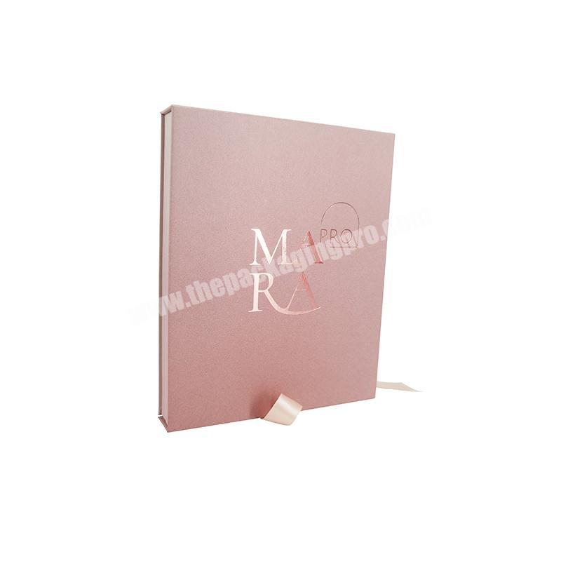 Customized Printing Paper Box High Quality Wholesale Magnetic Luxury Gift Packaging Paper Boxes With Handle Ribbon
