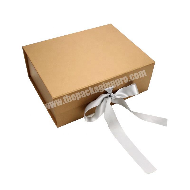 Customized Size Gold  Bronze Gift Box Bow Tie Wholesale For Hoodies Cardigans Packaging