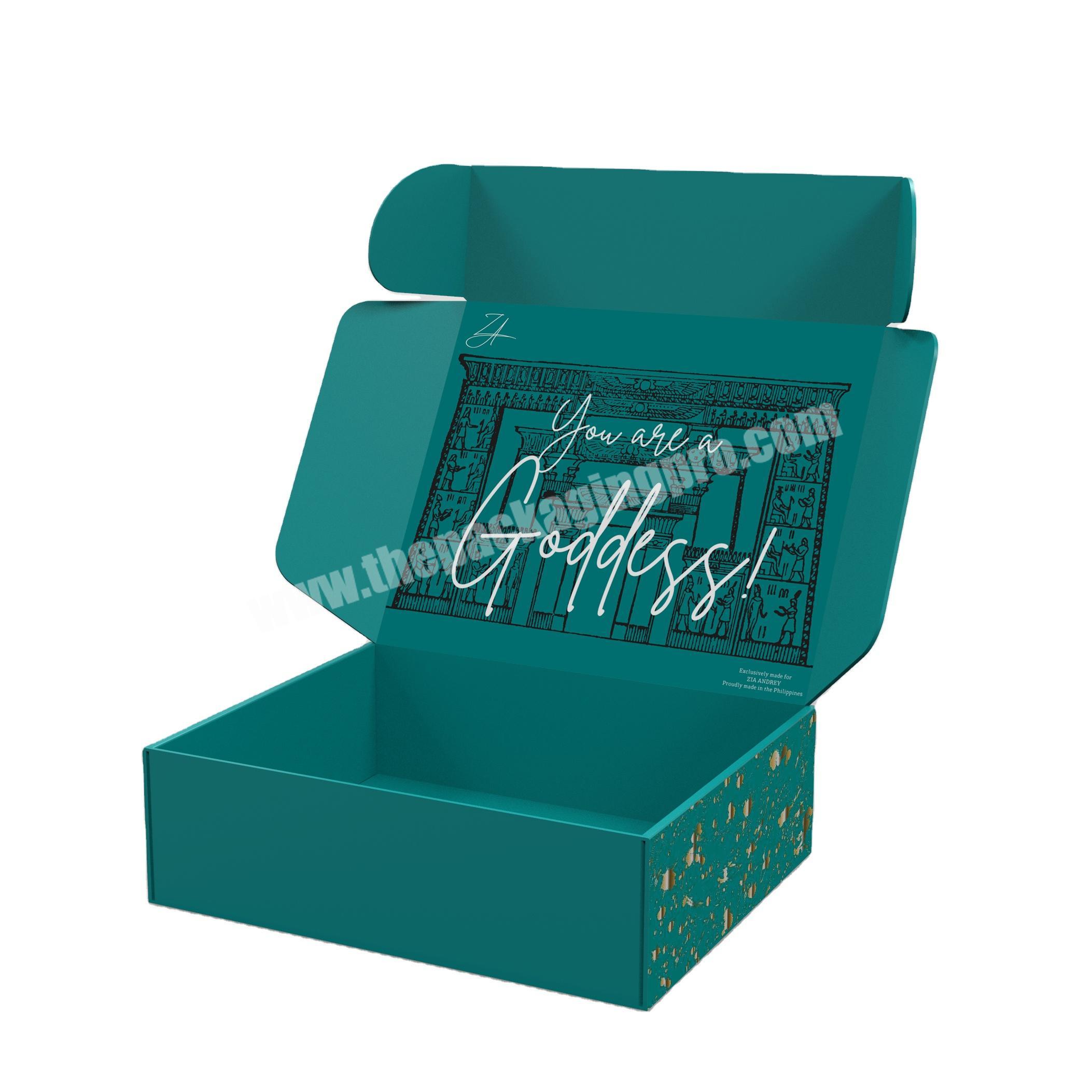 Customized gift mailer box for clothing corrugated paper box shipping packaging boxes with sponge foam for candle