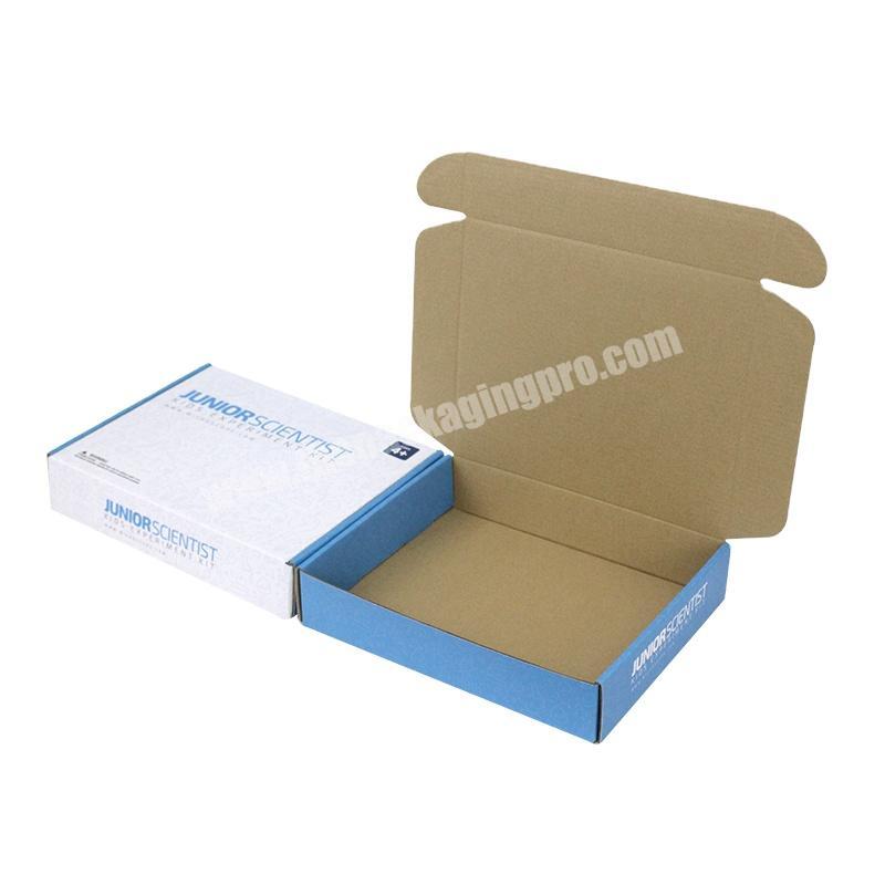 Customized logo printing perfume paper packaging box white shipping corrugated cardboard mailer box