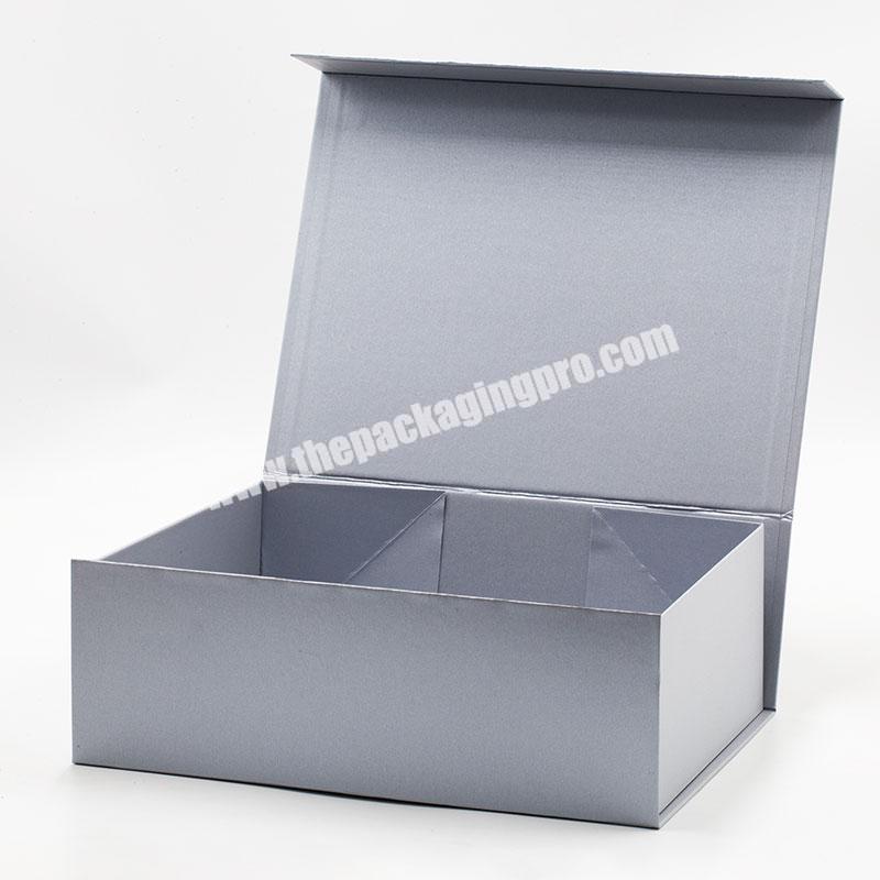 personalize Customized packaging kit products packing magnetic closure lid rigid gifts basket boxes