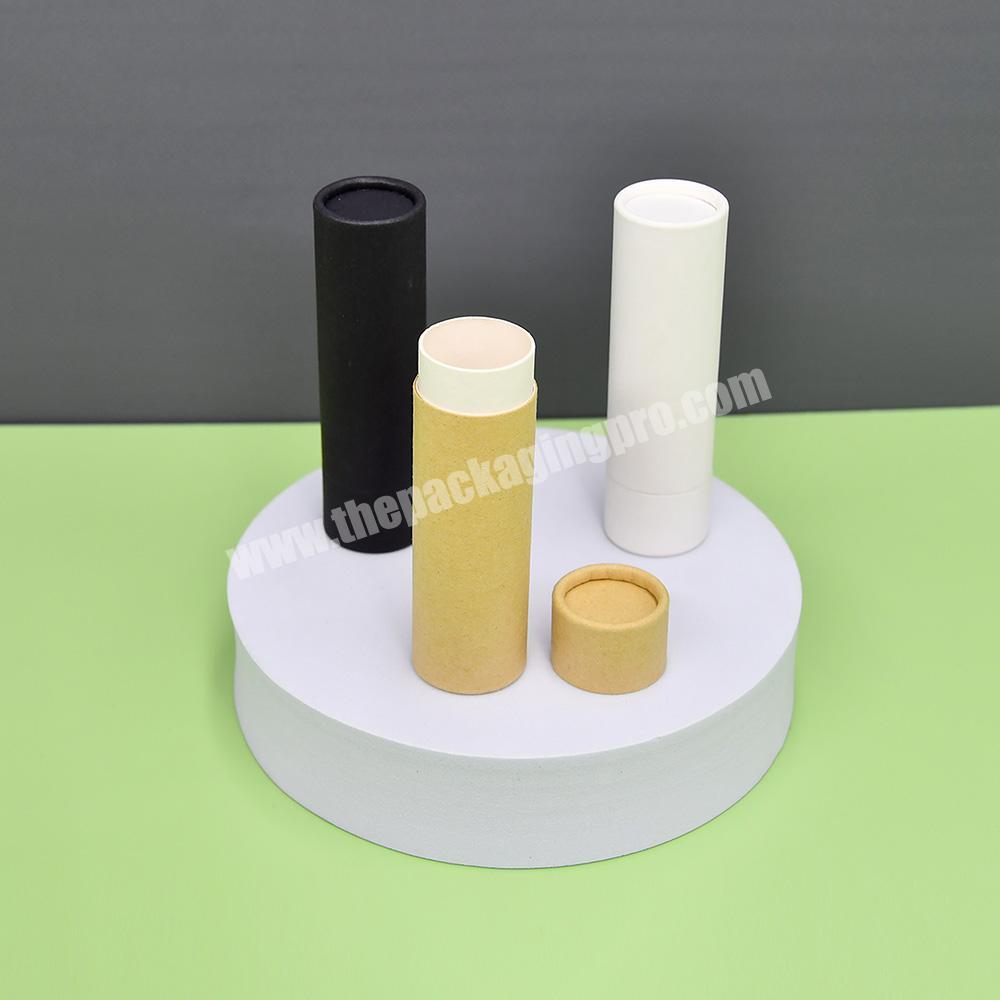 Cylinder Customized Printing Recyclable Kraft Paper can Tube Packaging eco friendly cardboard tube packaging deodorant container