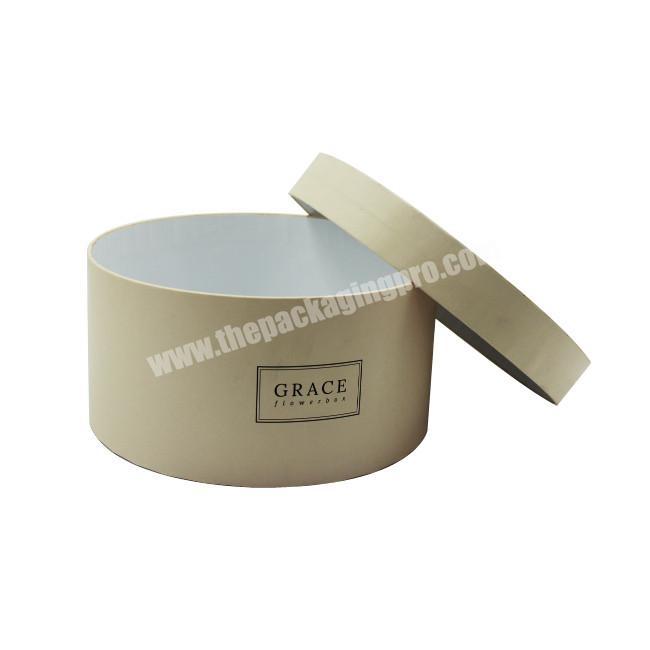 Delicate appearance round paperHat Tube Packaging gift shipping competitive price round flower box cardboard