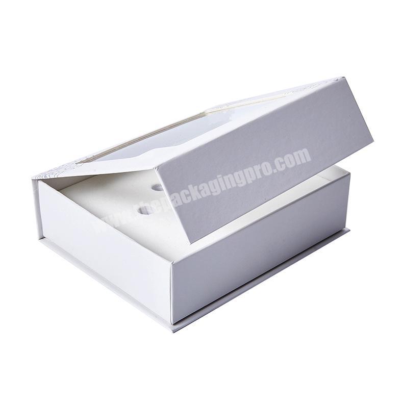 Diy die cut insert custom luxury magnetic gift packaging paper box