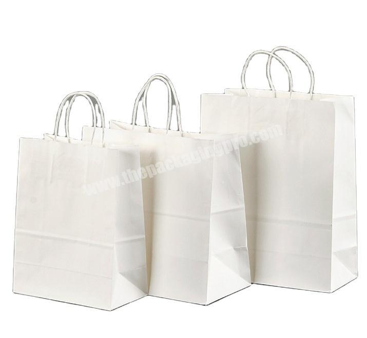 Dongguan Strength Manufacturer Product Custom Printing Color Logo Advertising Gift Clothing Shopping Takeout Kraft Paper Bag