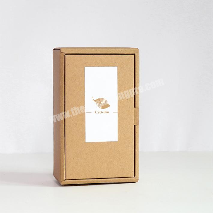 Eco friendly Corrugated mail paper packaging boxes display box with a door