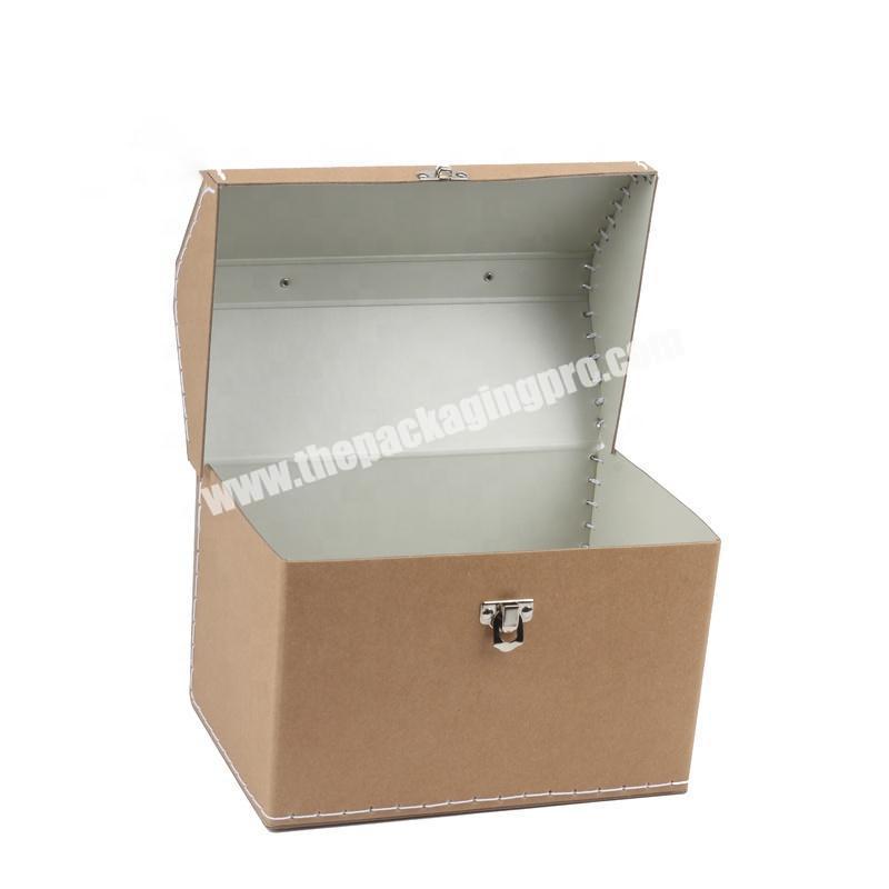 Custom house shaped packaging box ECO paper suitcase luxury suitcase box toy story mini suitcase factory