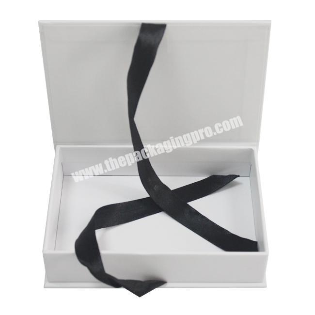 Elegant Design Hair Extension wig Packaging Boxes with satin