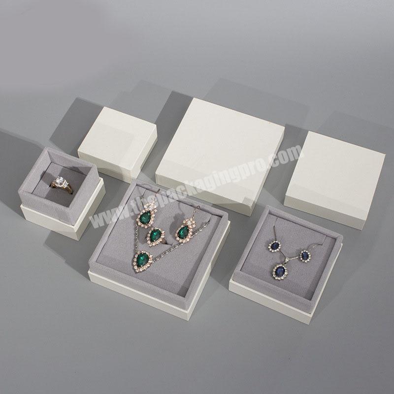 Factory Wholesale Cardboard Jewelry Gift Box Earring Pendant Ring Jewelry Box Paper Packaging