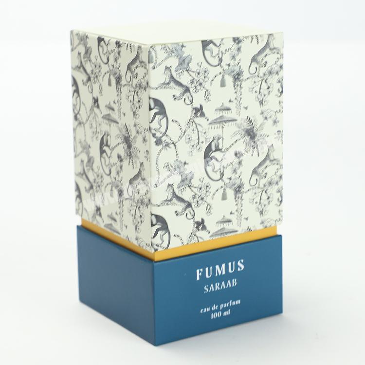 Factory Wholesale Custom Logo Printing Perfume Packaging Lid and Base Rigid Paper Gift Box