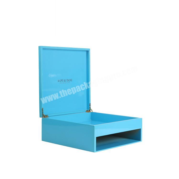 Factory Wholesale Perfume Wood Storage Box Dessert Packaging Box Elegant Customized Case