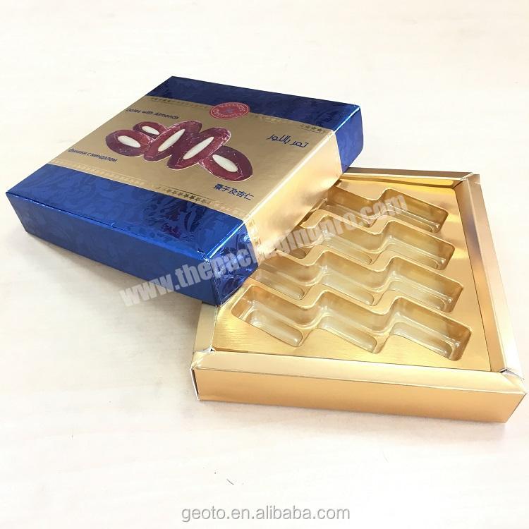 Factory direct sale custom luxury baklava packaging boxes with tray China supplier