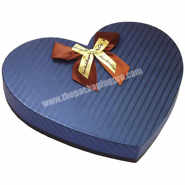 Fancy Grey Cardboard Heart-Shaped Gift Boxes with Clear PVC Window Gift Box