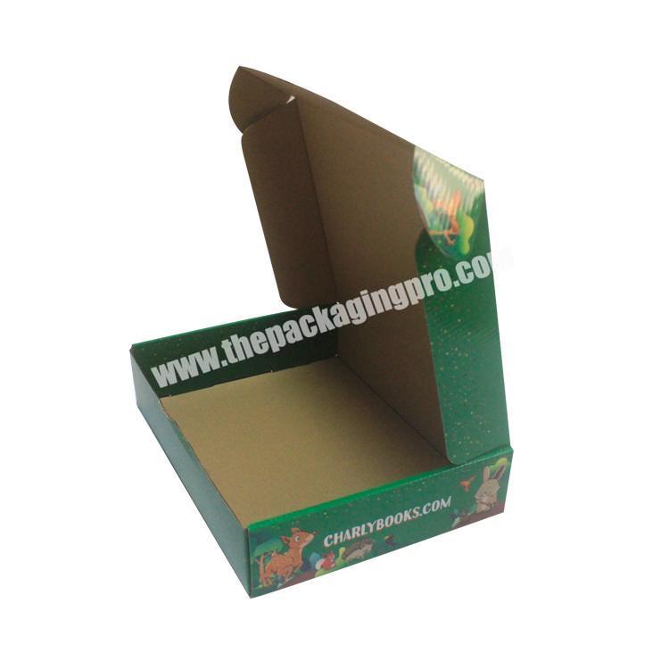 Fashion attractive design reasonable price kraft custom corrugated board mailer cardboard paper display shopping box