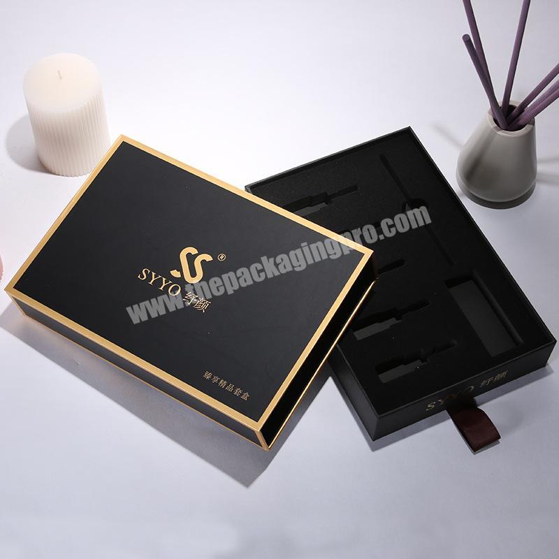 Fashion reasonable price various specifications big capacity square paper cosmetic skincare perfume set shipping packaging box