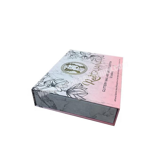 Flap Lid Packaging Cardboard Makeup Ribbon EVA Custom Magnetic Closure Gift Customized Paperboard Cygedin eye-shadow box