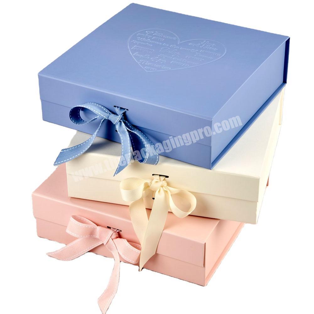 Customize Packaging Paper Box Magnetic Closure Hair Gift Boxes Rigid Foldable Cardboard With Lid