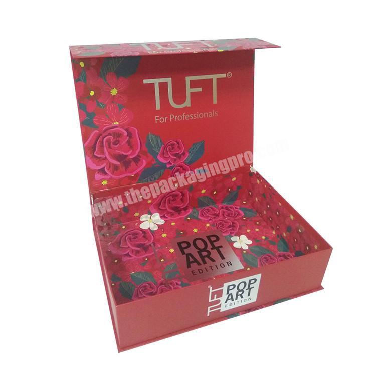 personalize Free Sample Cardboard White Folding Luxury Magnetic Gift Paper Box Custom Logo Collapsible Clothing Beauty Packaging