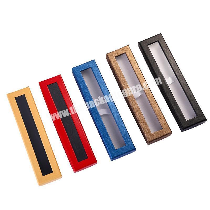 personalize Free Sample Customized Logo Rectangle Magnetic Pen Cardboard Paper Box