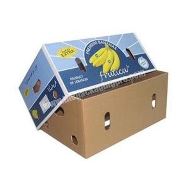 Fruit And Vegetable And Seafood Corrugated Packaging Waxed Cardboard Boxes
