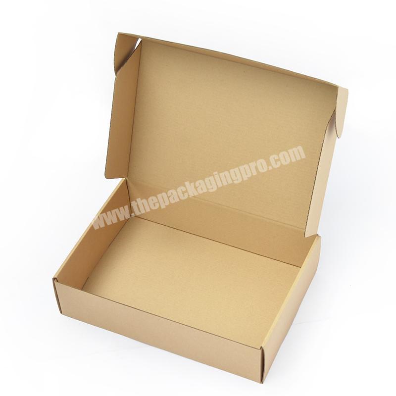 Fsc Custom Printed Design Brown Kraft Paper Mailer Box With Logo