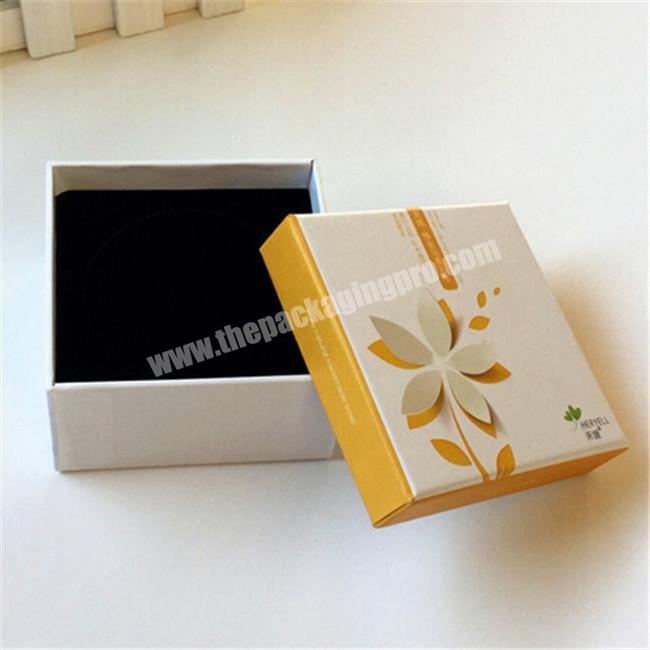 Gift Box Empty Jewelry Earring Packaging With Hotstamping
