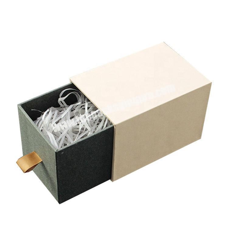Guangzhou Factory Cardboard Packaging Scraps of Paper Insert Custom Sliding Drawer Box for Bottle