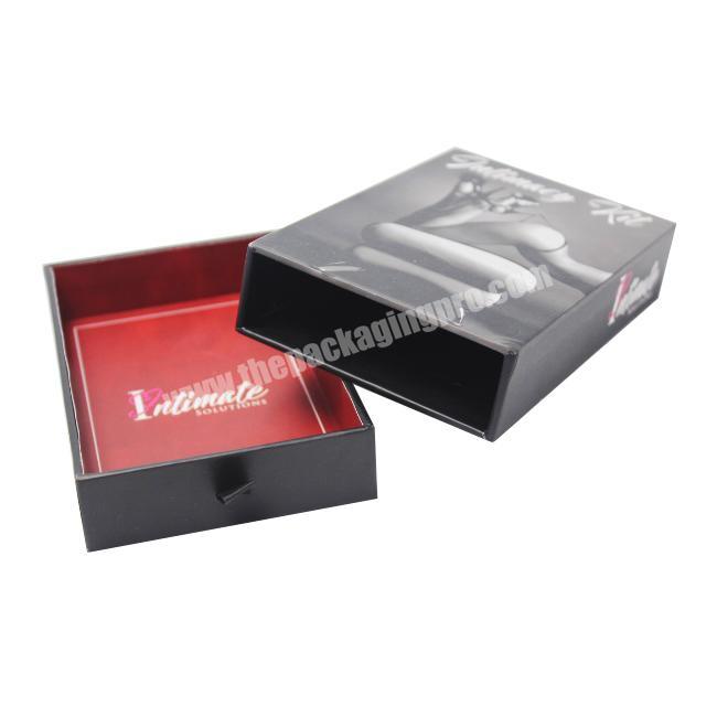 Guangzhou Luxury Matte Black Custom Tie Box With Pull-Out Drawer Box Wholesalers