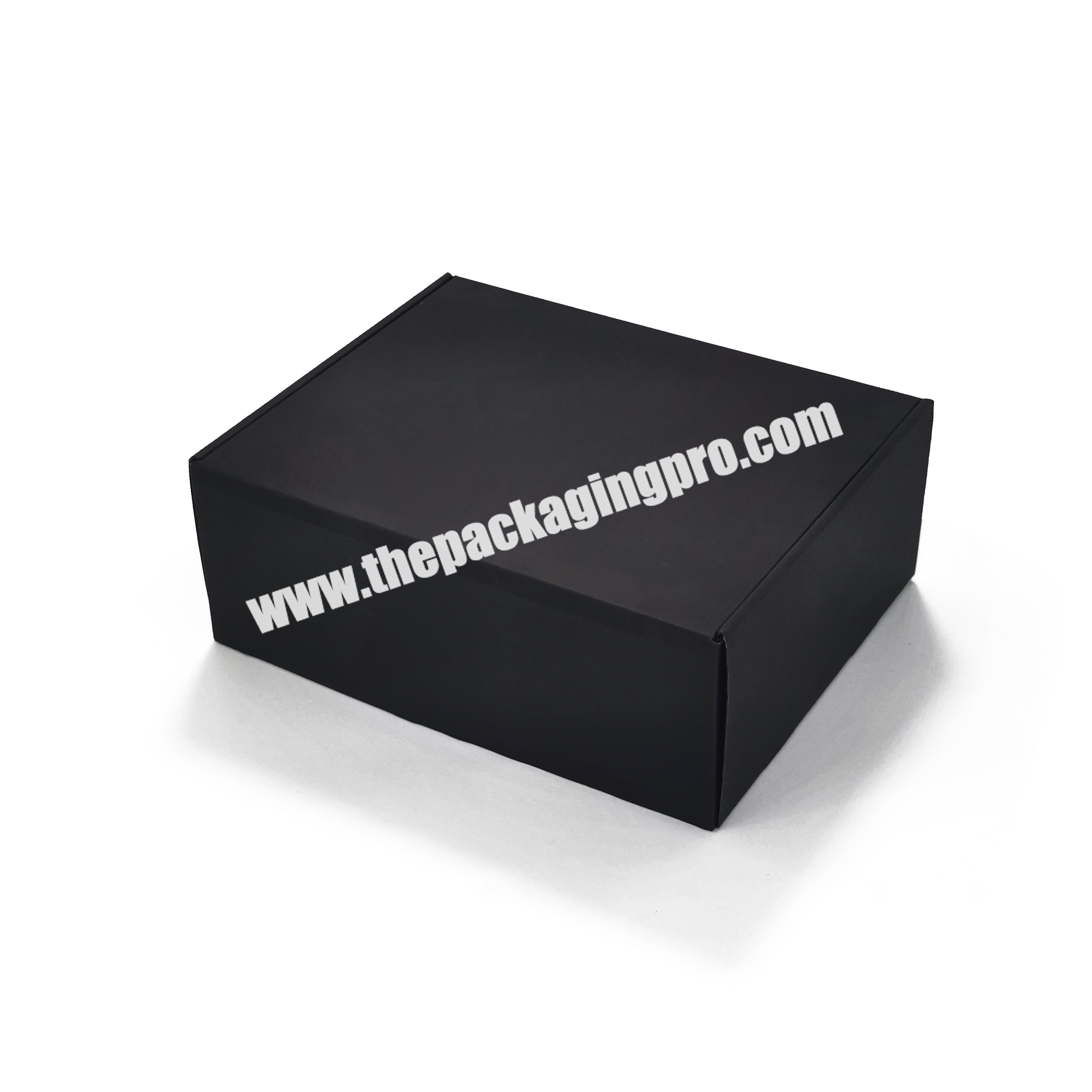 Guaranteed Quality Proper Price Custom Shipping Boxes Black Corrugated Mailer Small Gift Box With Lid