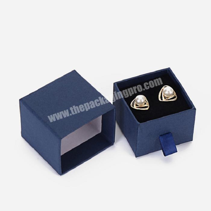 Custom  Printing Jewelry PendantEarring Packaging Box With Card Insert