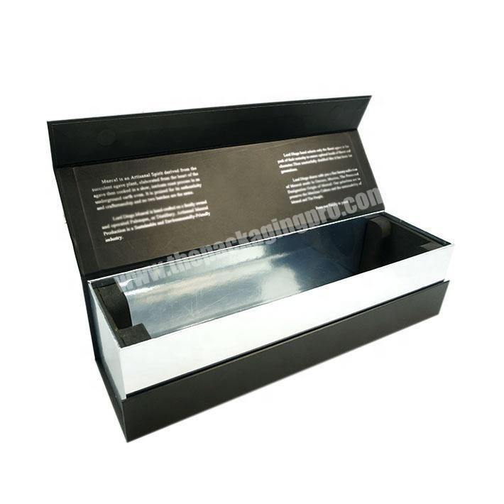 High Quality Custom Wine Box Cardboard Boxes Gift Boxes with Magnet UV Coating Varnishing Embossing Stamping Accept