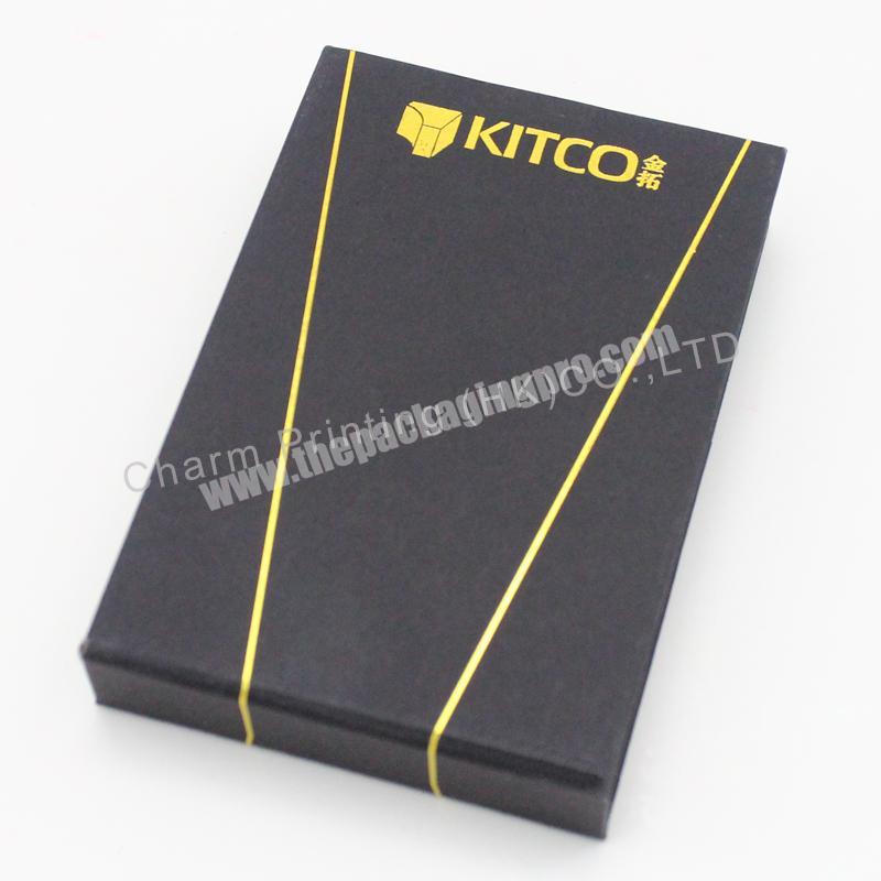 High Quality Good Selling Custom Black Biodegradable Packaging Magnet Folding Box