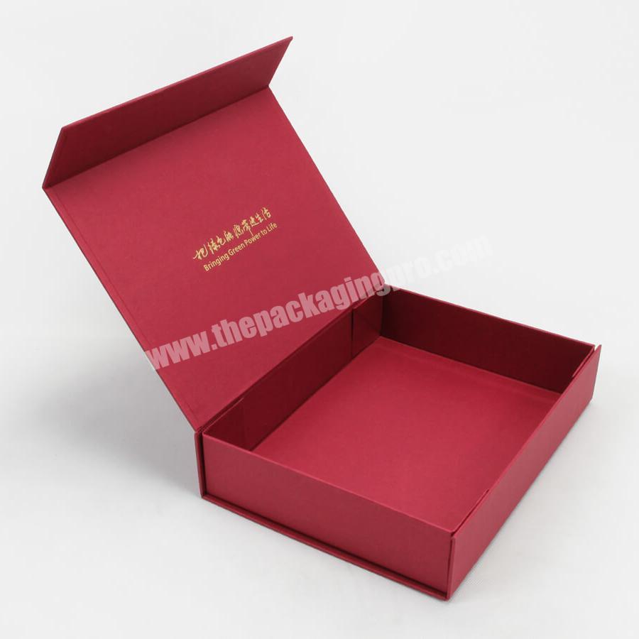 High-grade folding environmental protection material magnetic suction structure transport convenient small size gift box