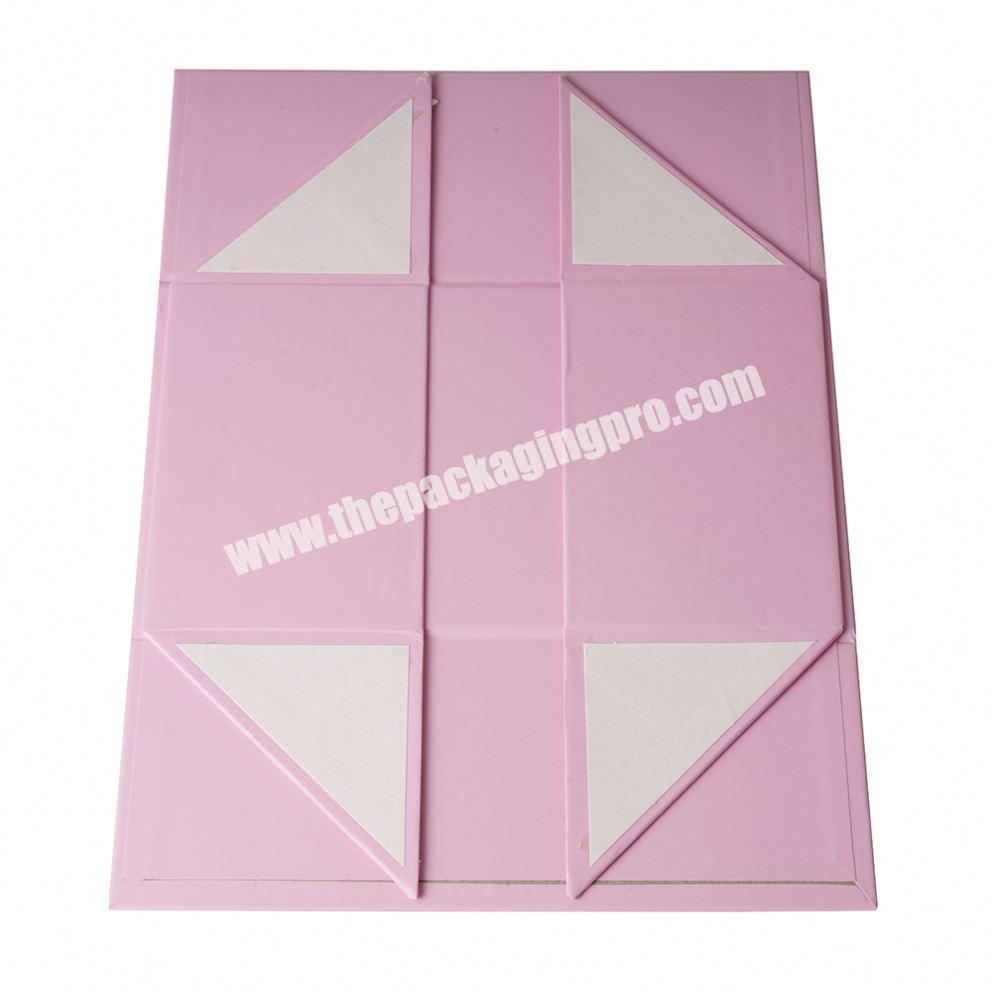 High quality color logo customized cardboard folding magnetic packaging gift box