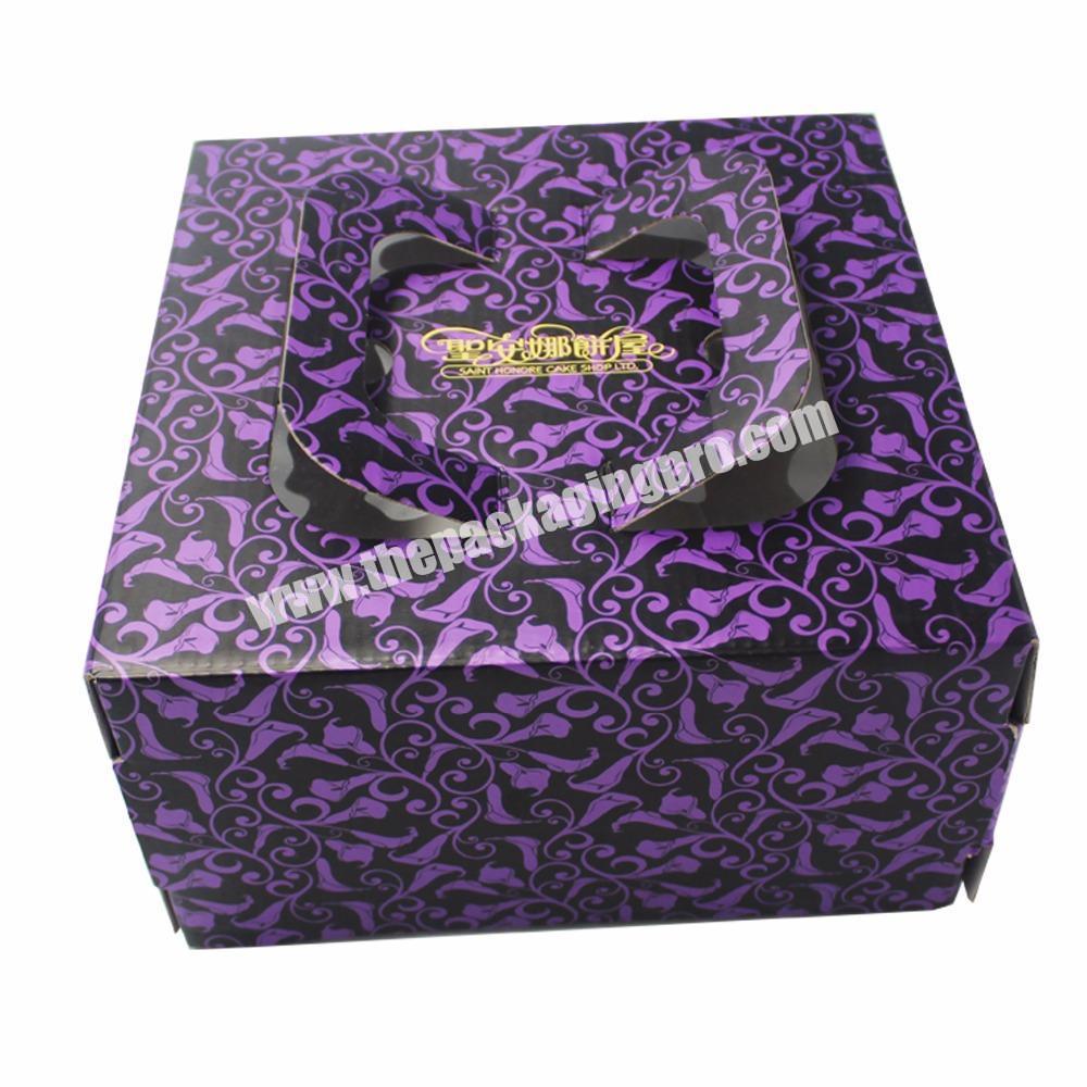High quality custom Fashion Packages Card Cake Boxes In Bulk
