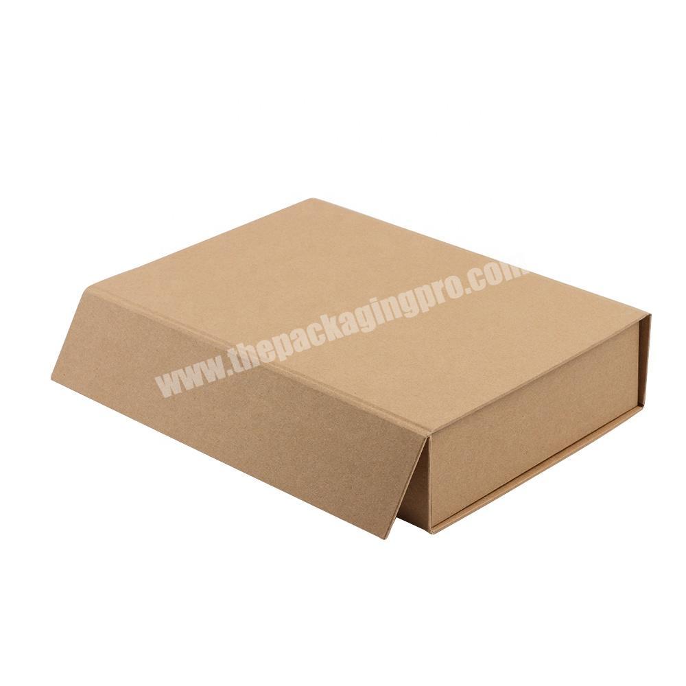 High quality folding wholesale printed custom logo magnetic packaging gift kraft  boxes