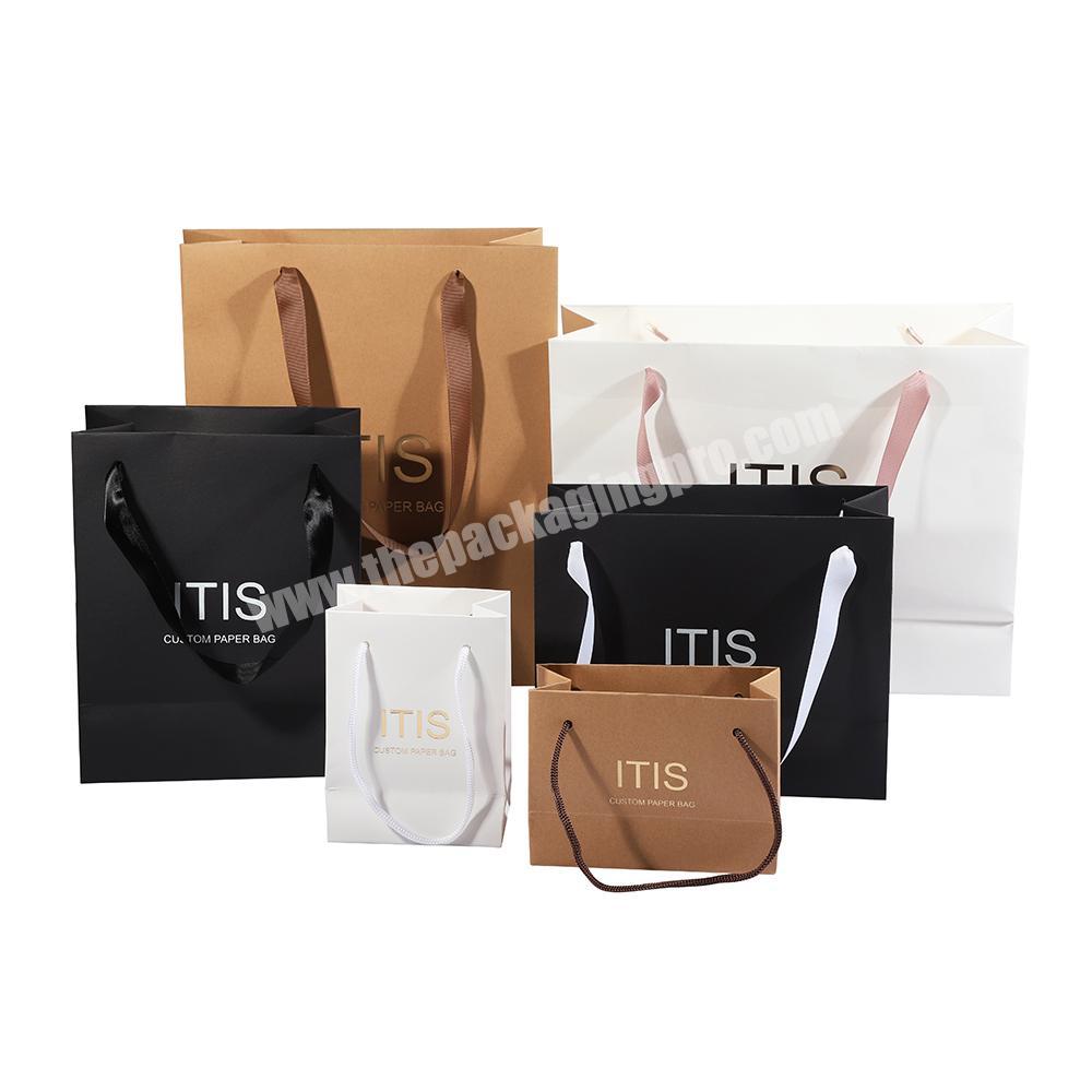High quality wholesale custom paper bag for gift packaging