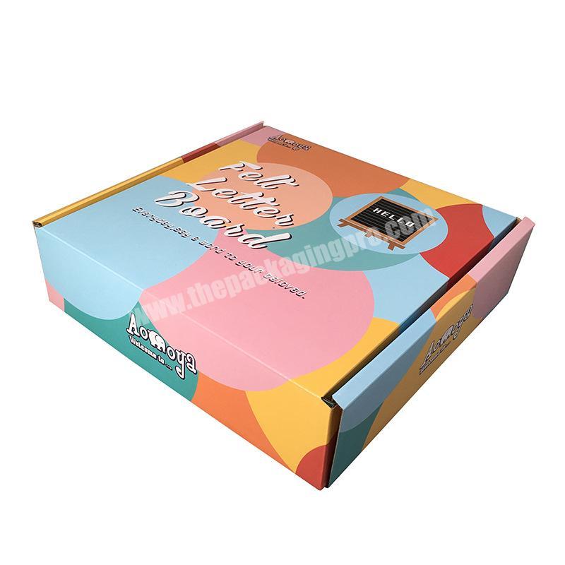 Hongye Printing Box Cardboard Custom Printed Gift Boxes Recyclable Boxs Corrugated